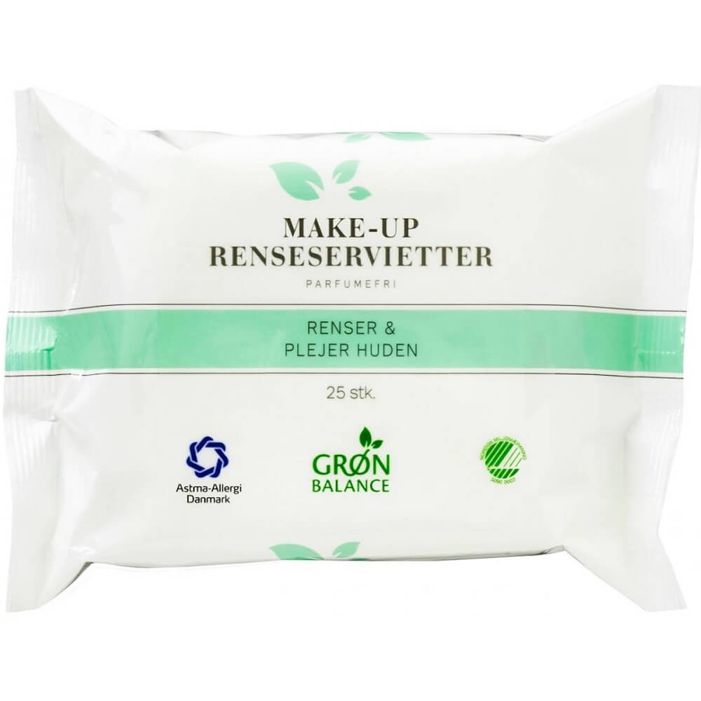 Lingettes nettoyantes visage 3en1 25 pcs - GRON BALANCE