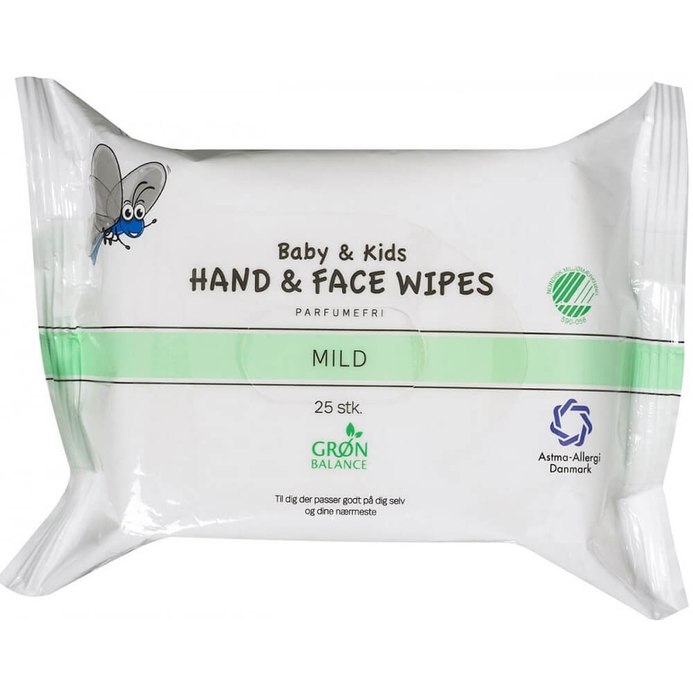 Lingettes humides pour enfants 25 pcs - GRON BALANCE