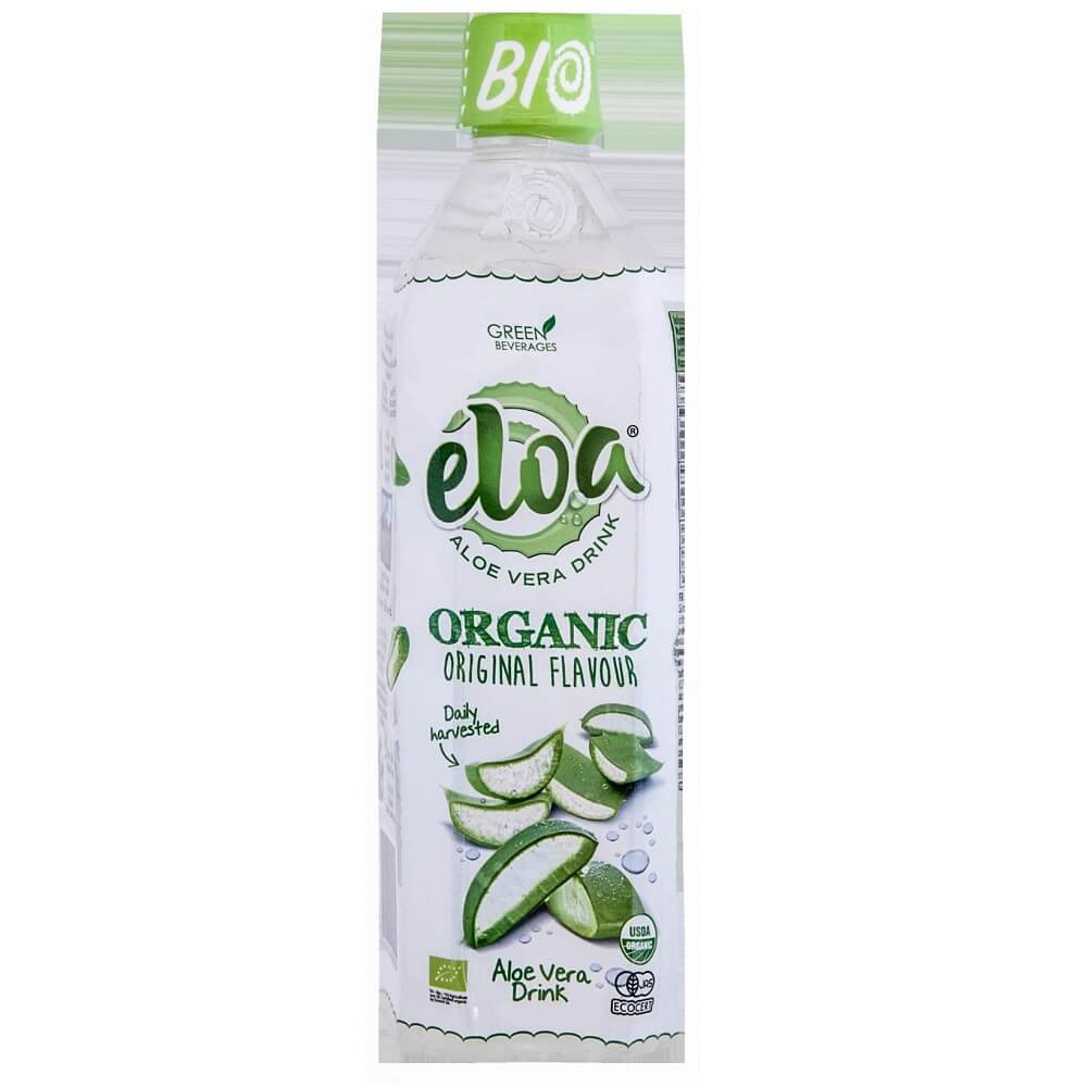 Boisson à l'aloès avec des particules d'aloès BIO 500 ml ELOA ALOE VERA DRINK
