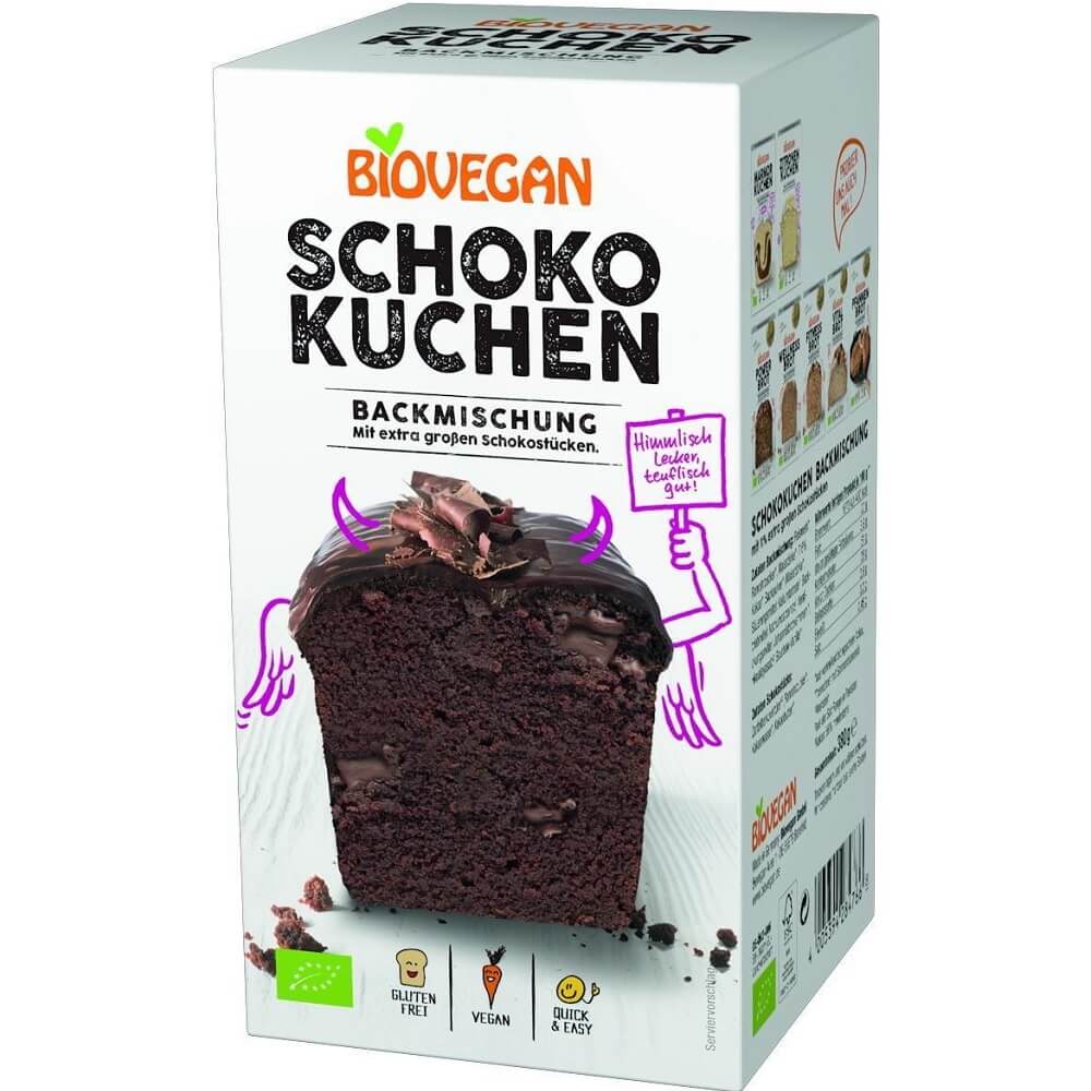 Préparation pour gâteau au chocolat sans gluten BIO 380 g - BIO VEGAN