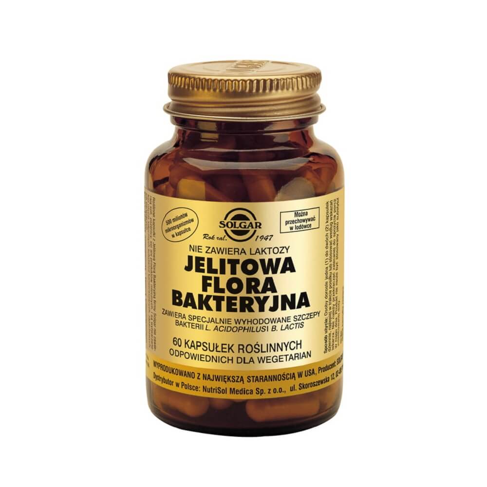 Flore bactérienne intestinale L. Acidophilus 60 gélules SOLGAR