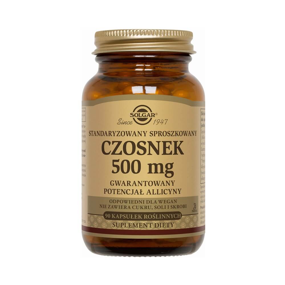 Ail standardisé teneur garantie en allicine 500mg 90 gélules SOLGAR