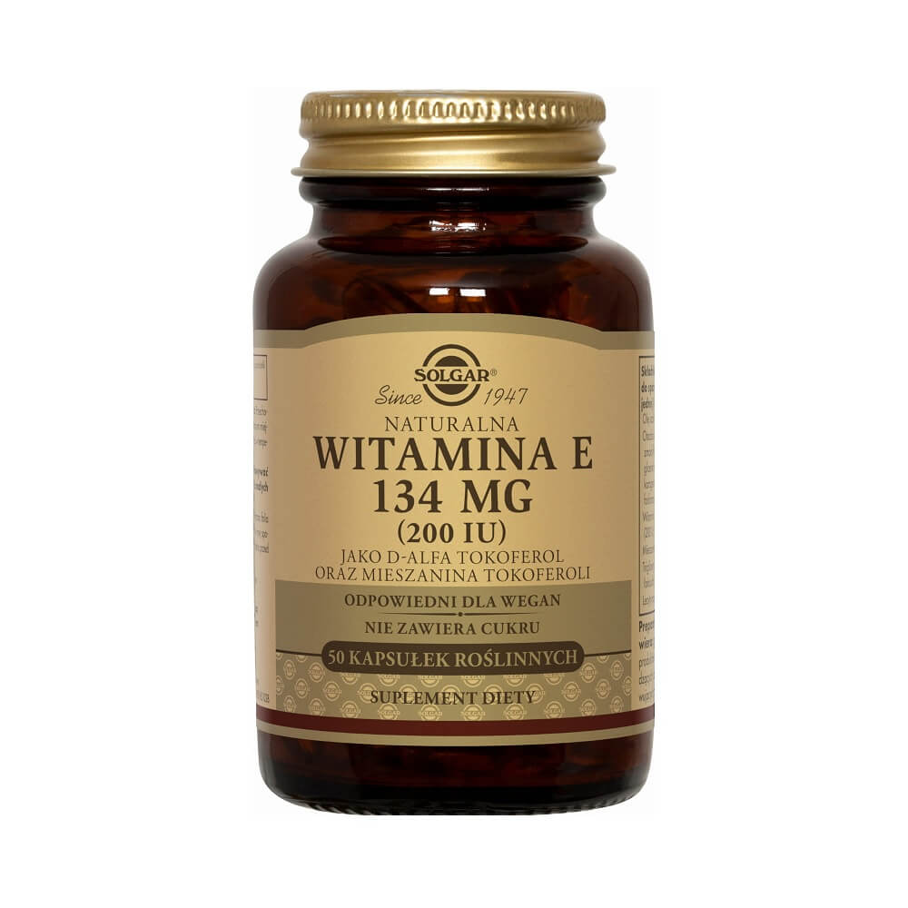 Vitamine ED - alpha tocophérol et mélange de tocophérols 134mg 200iu 50 gélules SOLGAR