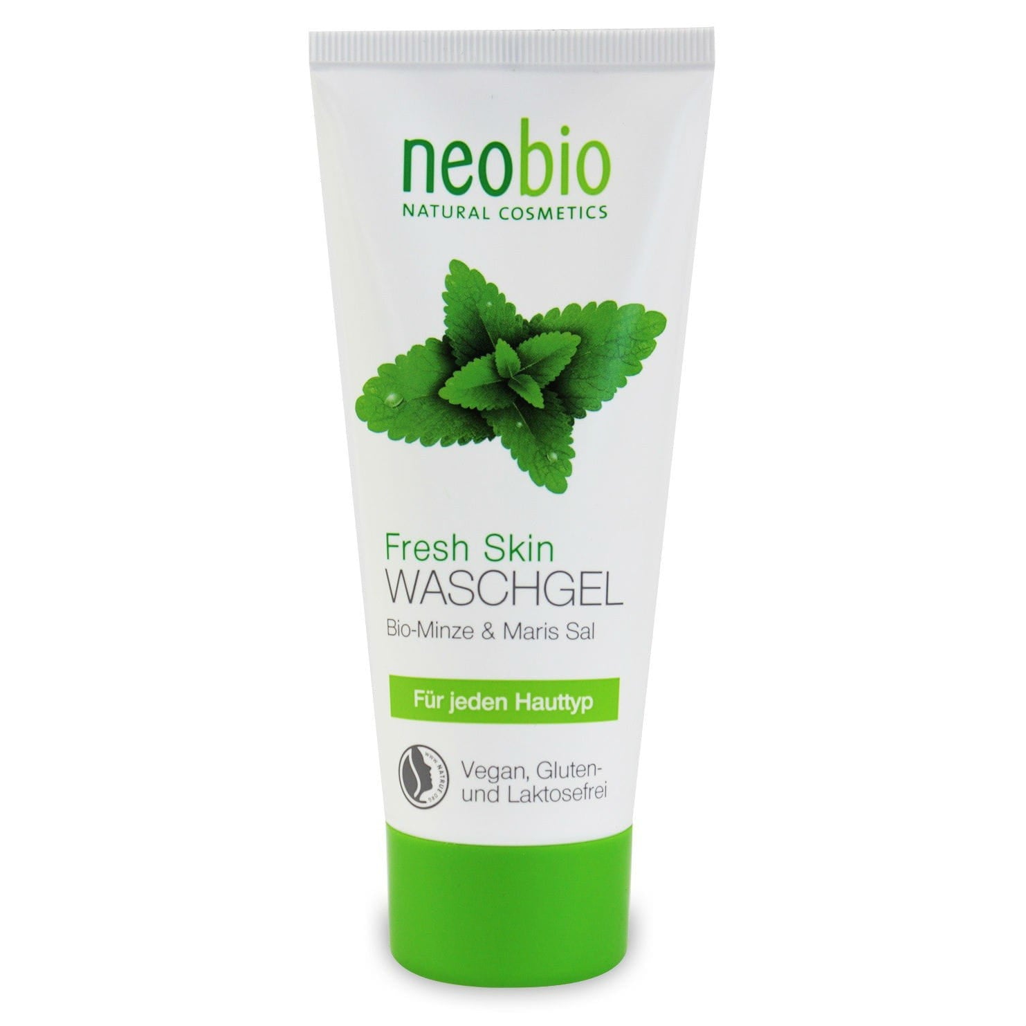 Gel nettoyant visage à la menthe et au sel marin EKO 100 ml - NEOBIO