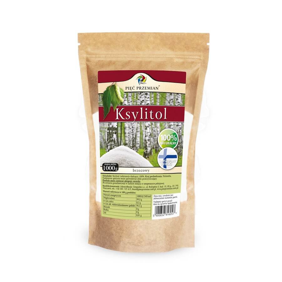 Xylitol (sac en papier) 1000 g - CINQ CHANGEMENTS