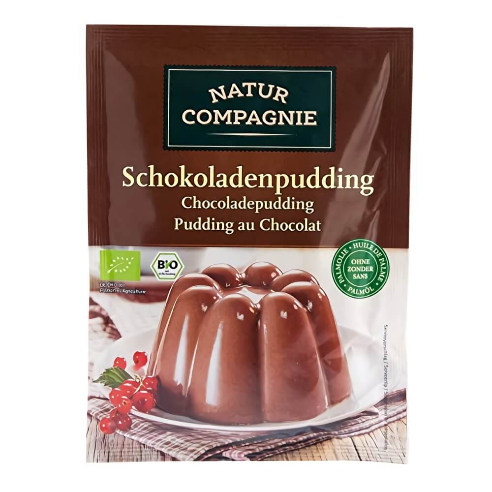 Pouding au chocolat sans gluten BIO 43 g - NATUR COMPAGNIE