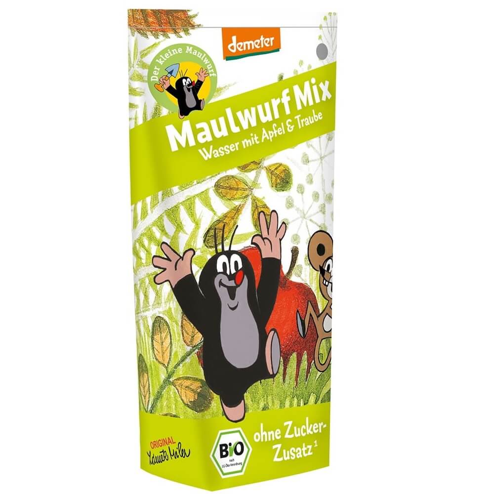 Boisson bébé enfant pomme et raisin demeter BIO 200 ml VOELKEL