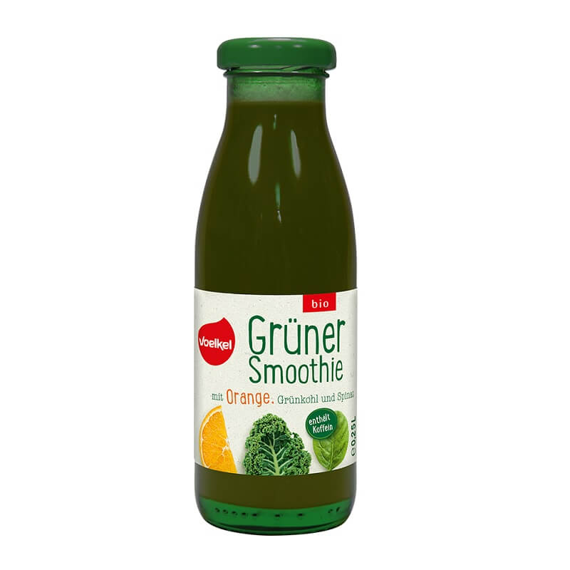 Smoothie kale orange épinards BIO 250 ml VOELKEL