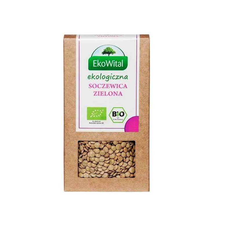 Lentilles vertes BIO 500 g EKOWITAL