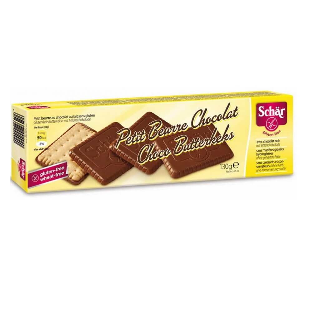Biscuits Petit al cioccolato au chocolat sans gluten 130 g SCHÄR