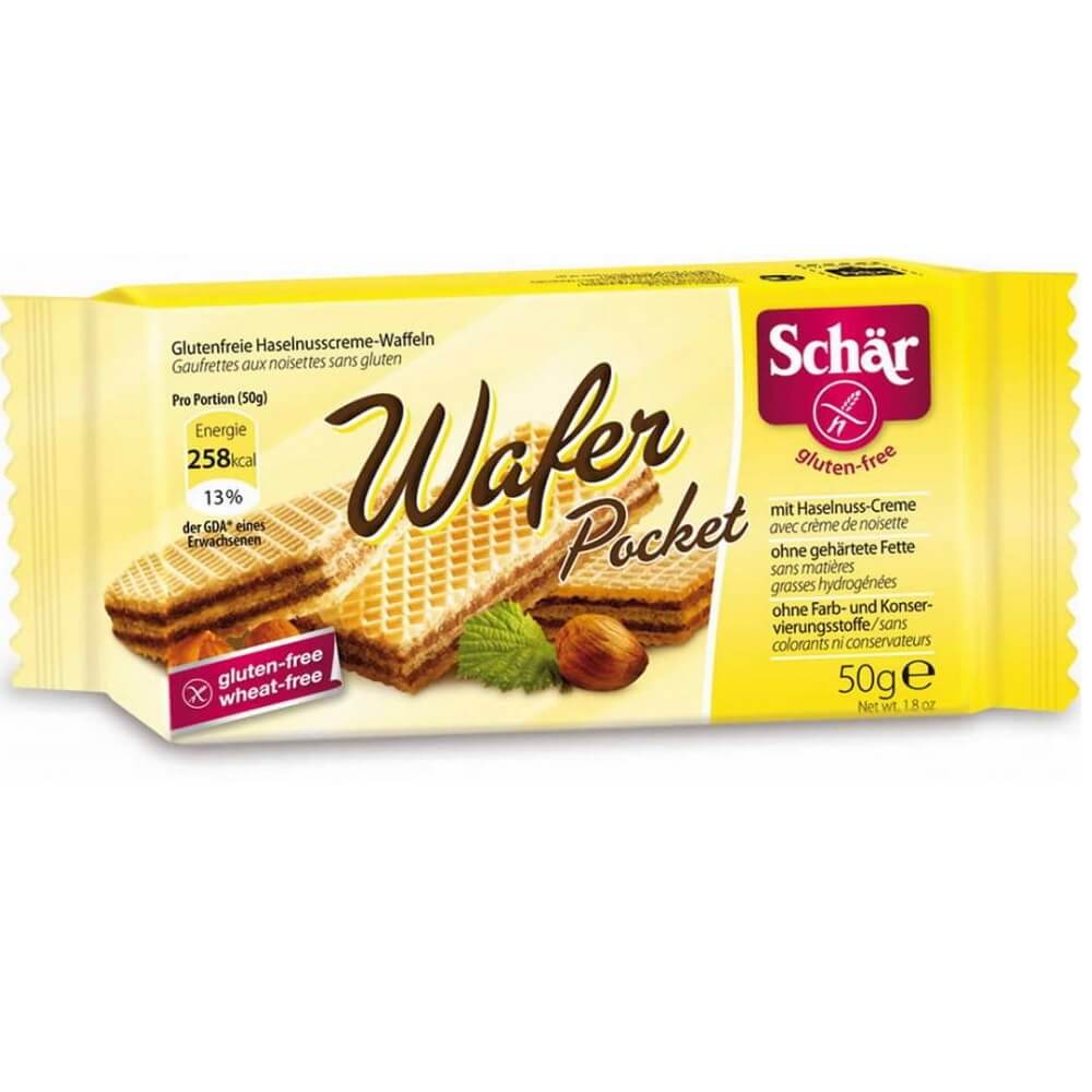 Gaufrettes aux noix sans gluten 50 g SCHÄR