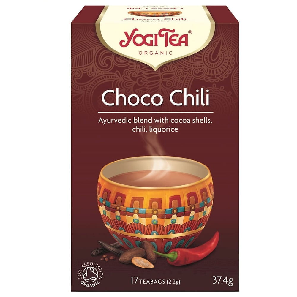 Thé choco chocolat au cacao et piment BIO (17 x 22 g) 374 g - YOGI TEA
