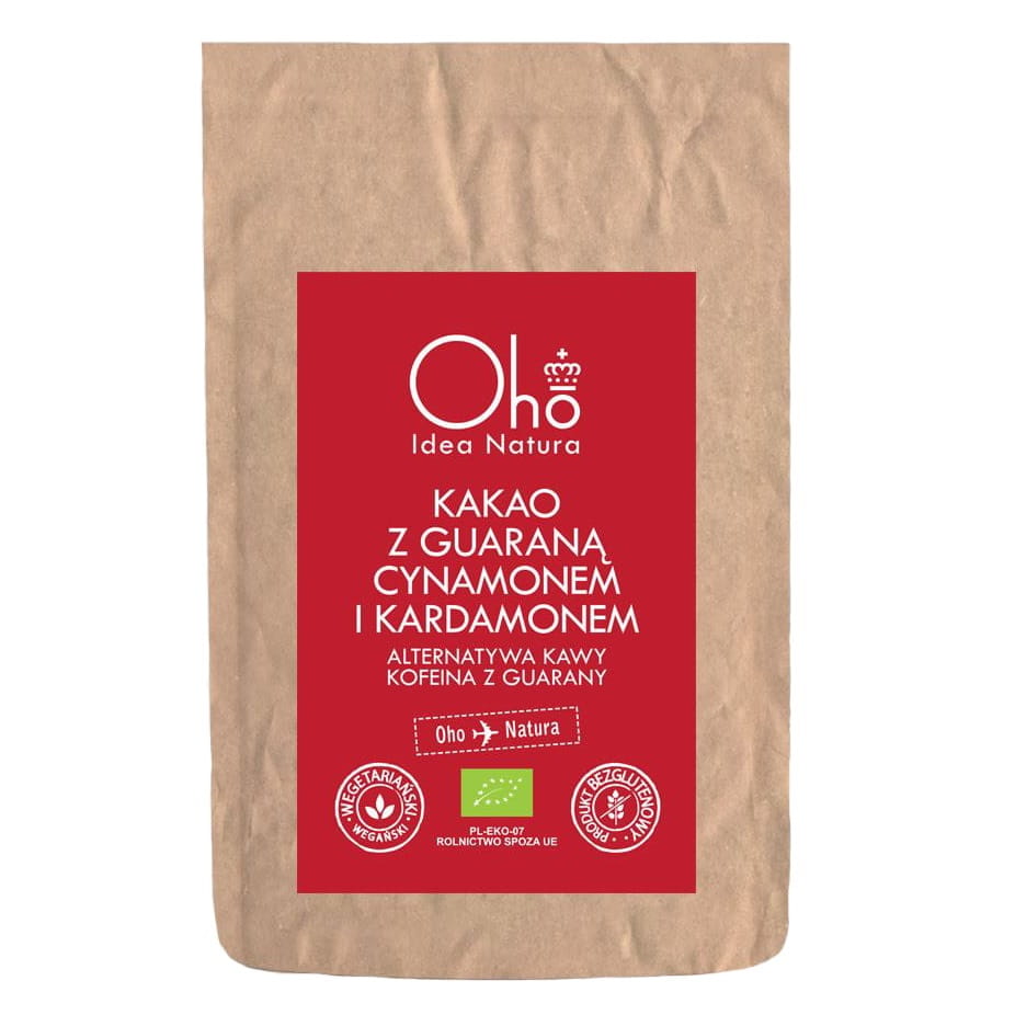 Cacao au guarana, cannelle et cardamome sans gluten BIO 100 g - OHO BAMBOO