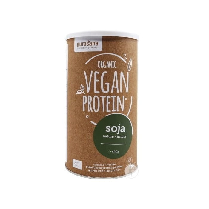 Protéine de soja sans gluten sans lactose BIO 400 g - PURASANA