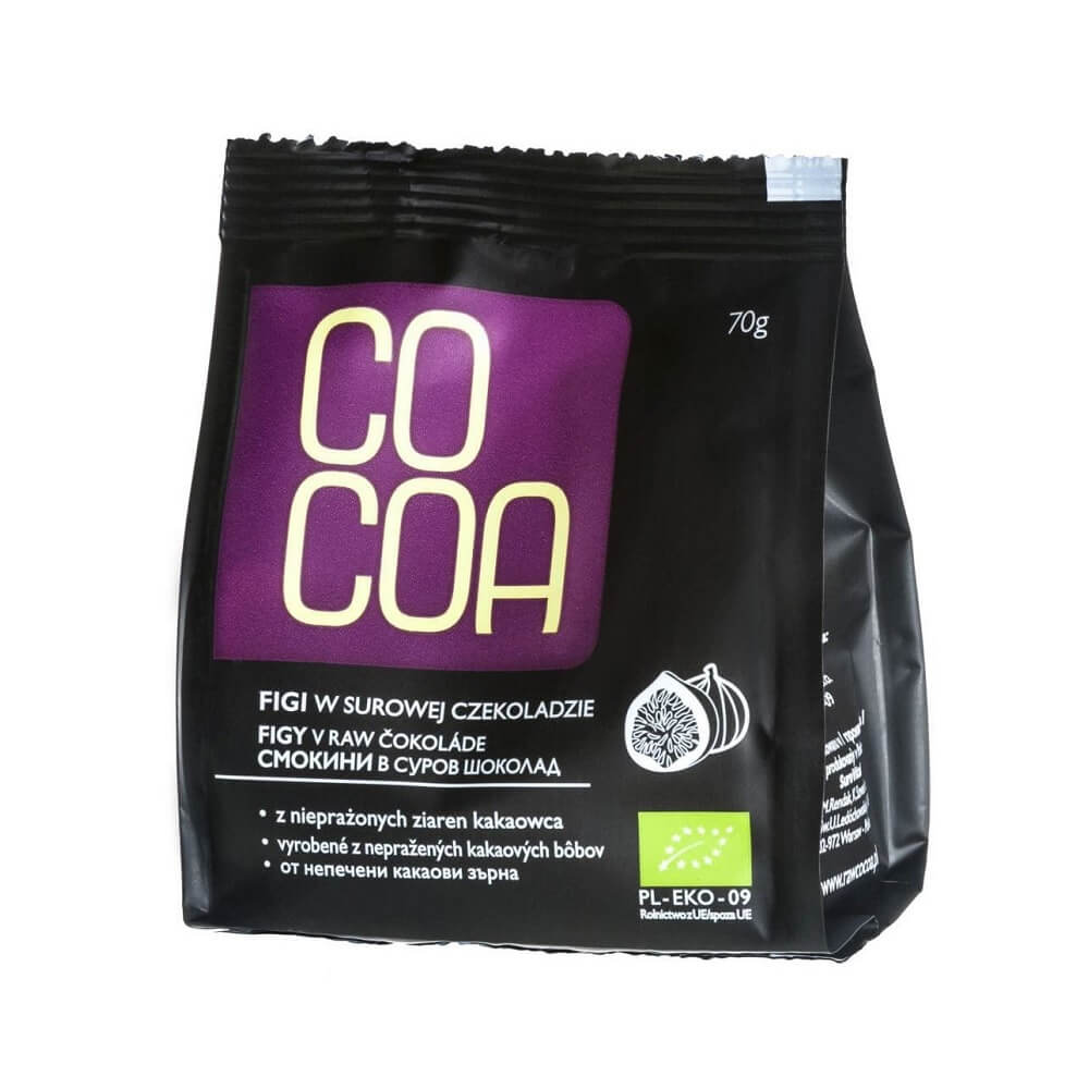 Figues au chocolat cru BIO 70 g - CACAO