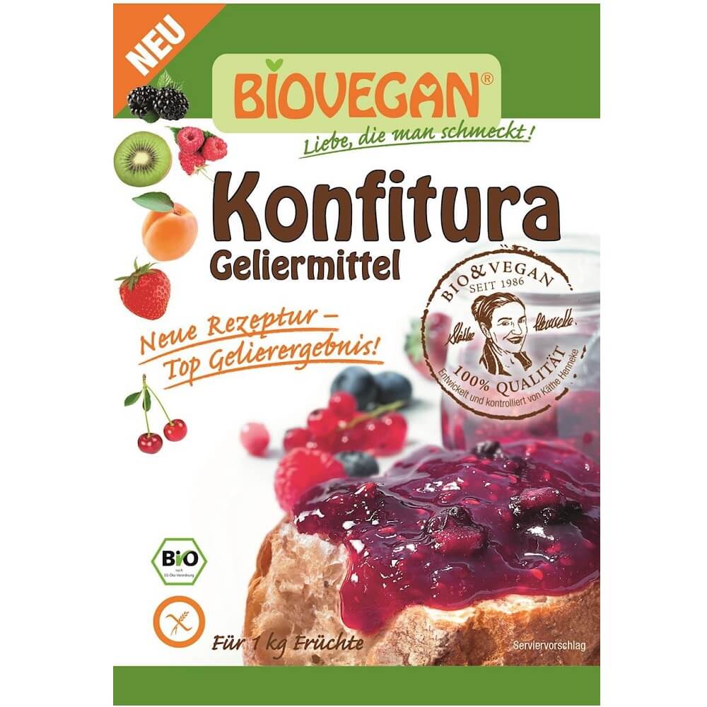Agent de confiture gélifiant sans gluten BIO 22 g - BIO VEGAN