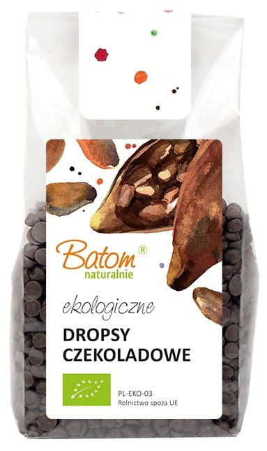 Gouttes de chocolat BIO 125 g - BATOM
