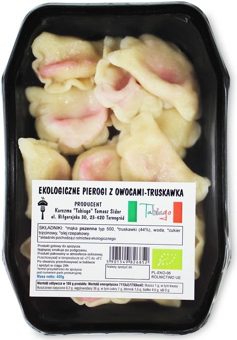 Dumplings aux fruits - fraise BIO 400 g - KARCZMA TABIAGO