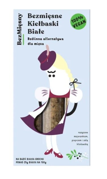 Saucisses blanches végétaliennes 240 g VIANDE SANS VIANDE