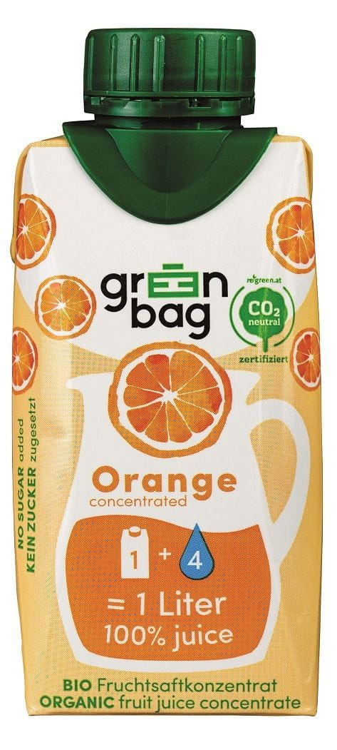 Jus d'Orange Concentré BIO 200 ml - VERT - SAC