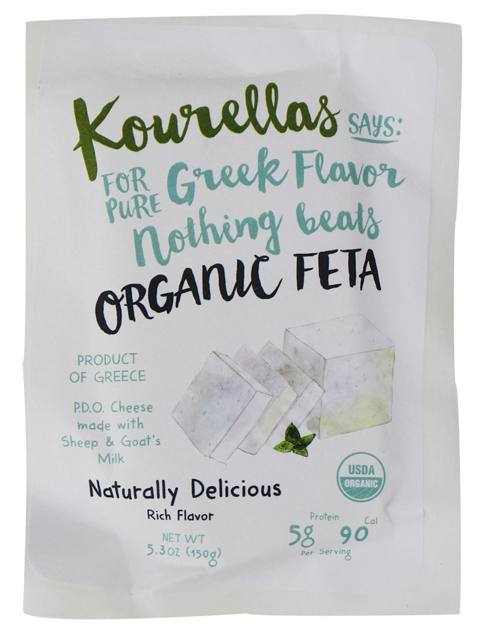 Fromage feta BIO 150 g - KOURELLAS