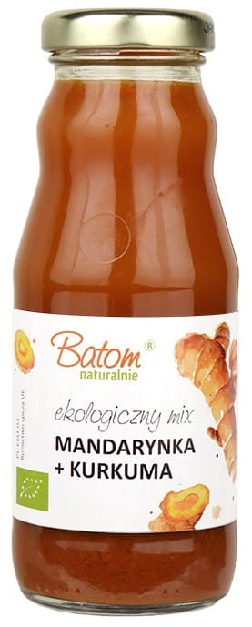 Jus de mandarine - curcuma NFC BIO 200 ml - BATOM