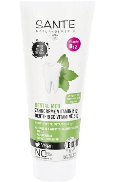 Dentifrice à la vitamine B12 et éco fluorure 75 ml - SANTE
