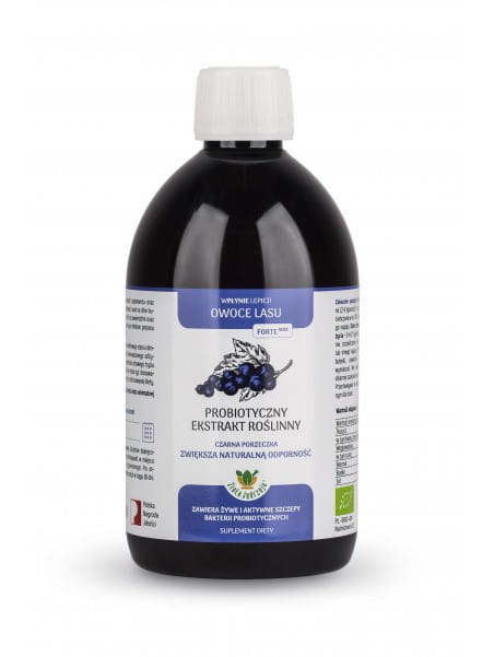 Complément alimentaire, extrait probiotique de plantes sans gluten, fruits des bois BIO 500 ml - JOY DAY