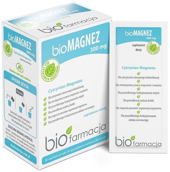 Magnésio 300 MG 30 bustine - BIOPHARMATION