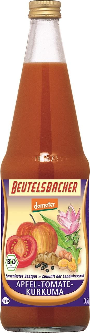Jus pomme - tomate - curcuma BIO 700 ml - BEUTELSBACHER