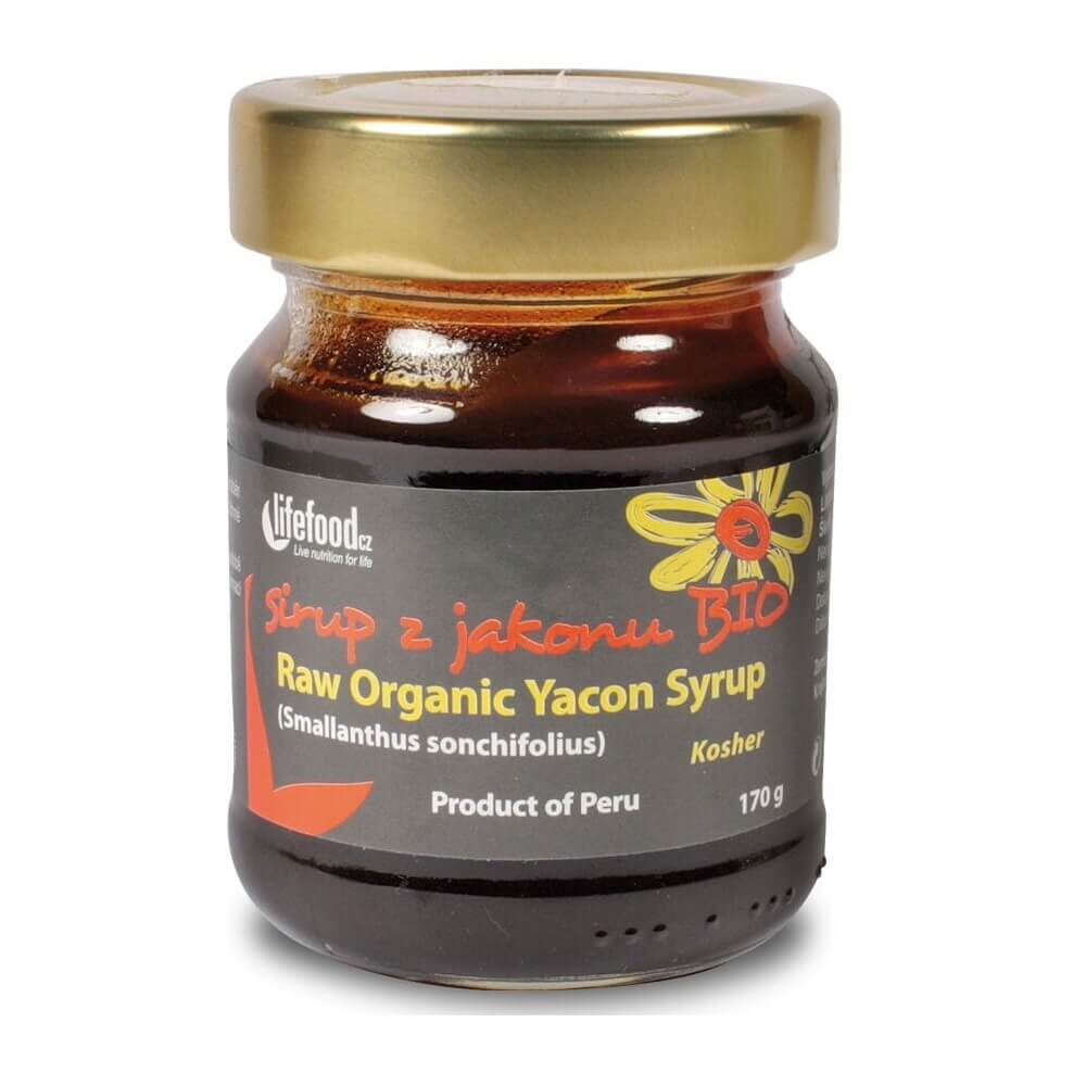 Sirop de yacon cru sans gluten BIO 170 g - LIFEFOOD