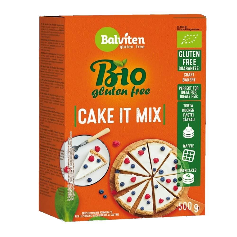 Mélange à gâteau sans gluten BIO 500 g - BALVITEN