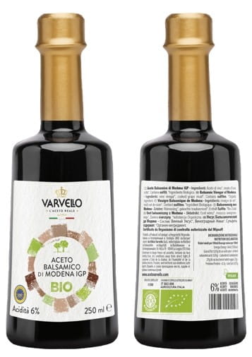 Vinaigre balsamique de modène BIO 250 ml - VARVELLO