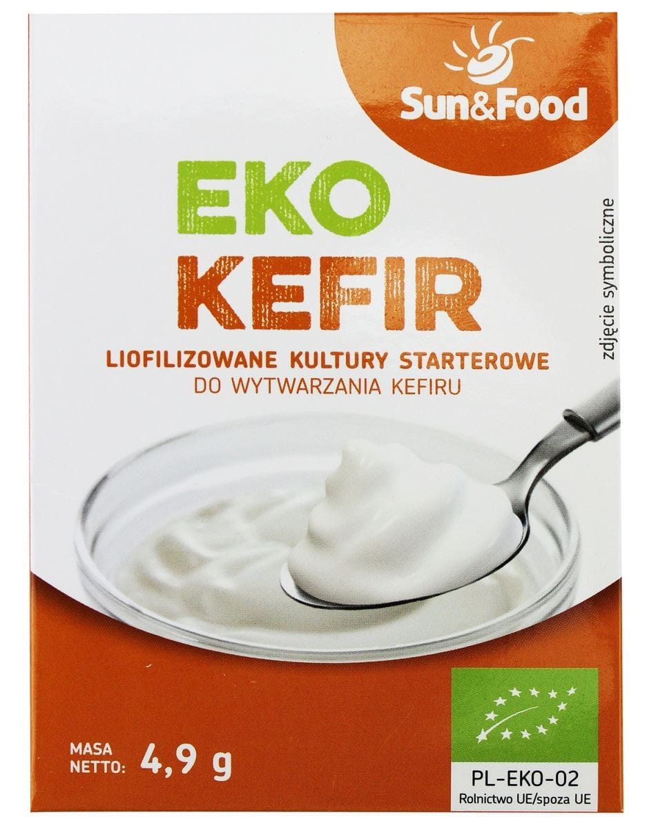 Cultures starter lyophilisées pour kéfir BIO 49 g - SUN & FOOD