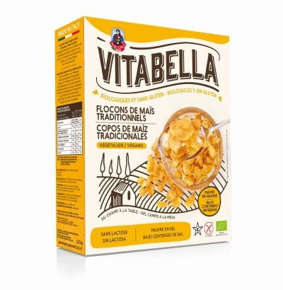 Flocons de maïs sans gluten BIO 225 g VITABELLA