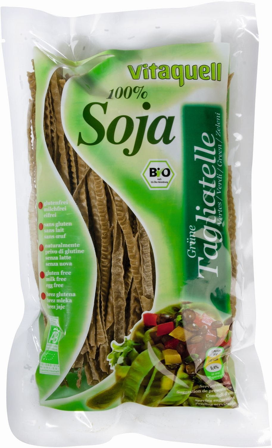 Tagliatelles de soja BIO 200 g - VITAQUELL