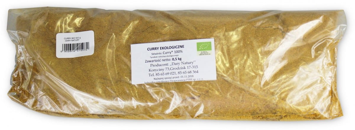 Curry BIO 500 g - HORECA DONS DE LA NATURE
