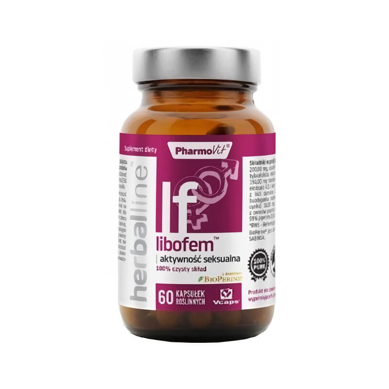 Libofem activité sexuelle avec adjonction de bioperine 60 vcaps PHARMOVIT HERBALLINE gélules