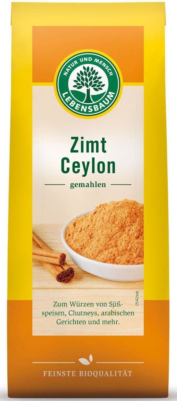 Cannelle de Ceylan moulue BIO 50 g - LEBENSBAUM