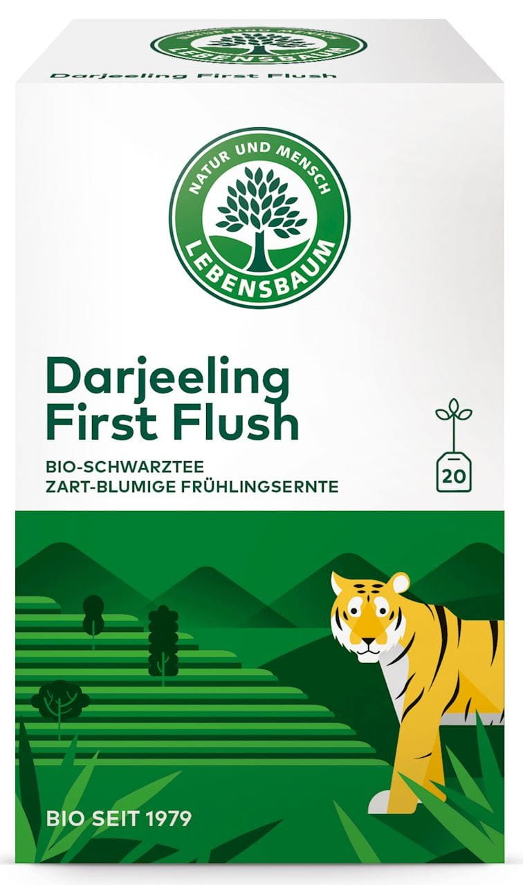 Thé noir Darjeeling en infusettes BIO (20 x 15 g) - LEBENSBAUM