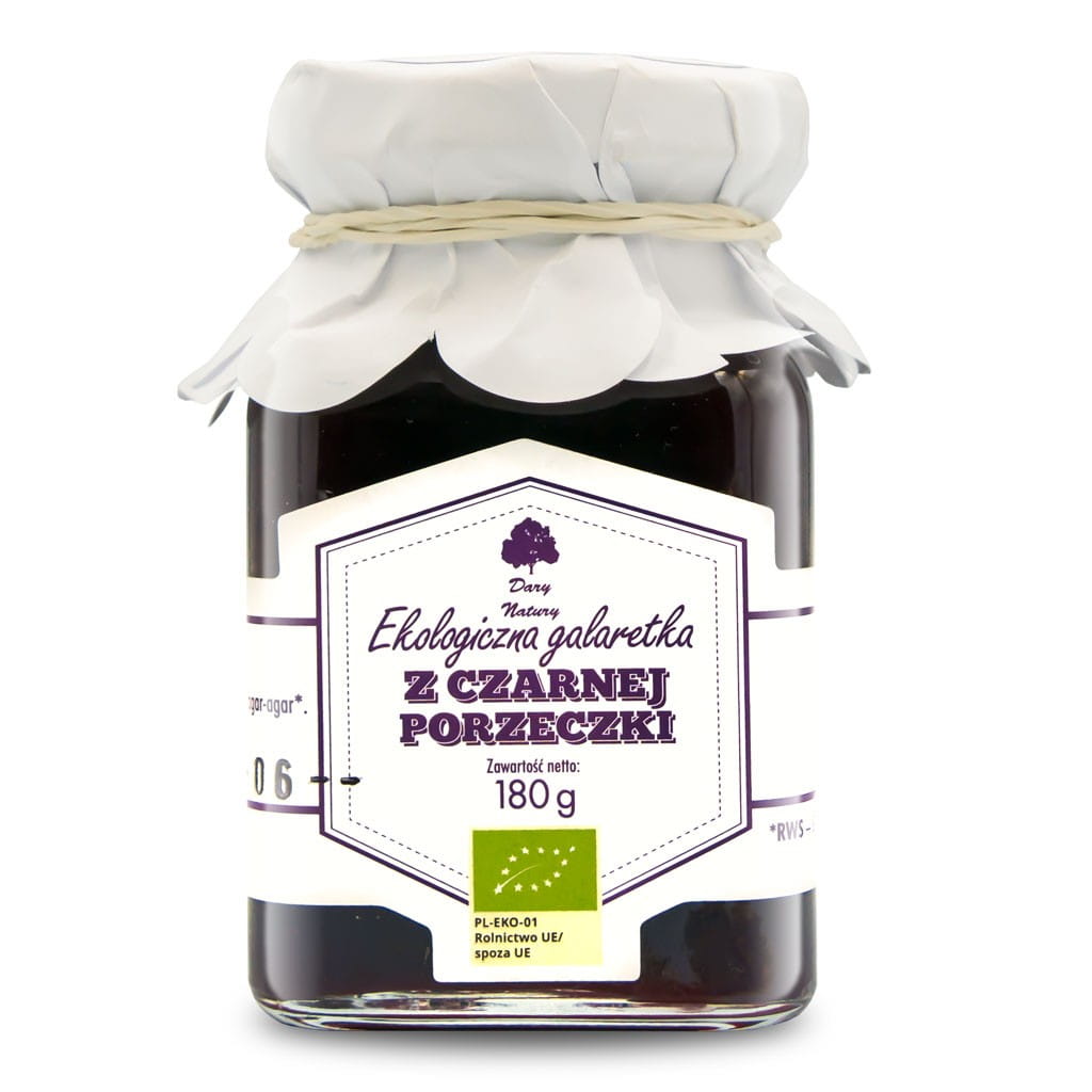 Gelée de cassis BIO 180 g - CADEAUX DE LA NATURE