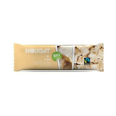 Barre de nougat équitable BIO 30 g - OXFAM