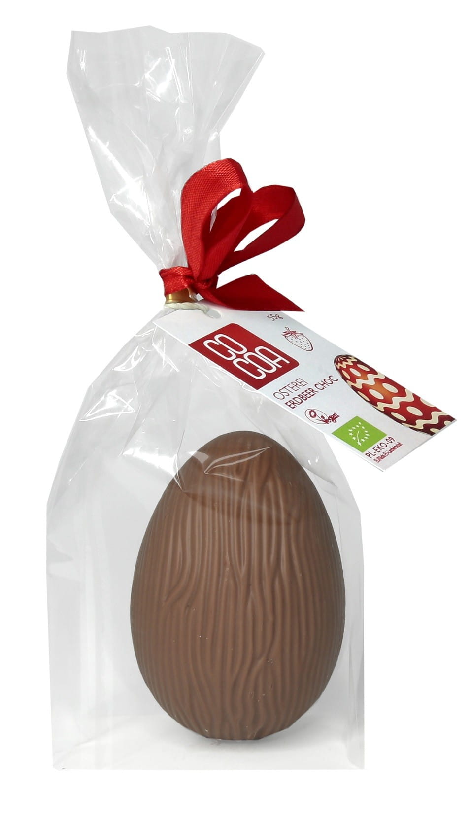 Oeuf BIO saveur fraise 55 g - CACAO