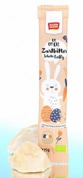 Sucette lièvre chocolat noir BIO 15 g ROSENGARTEN