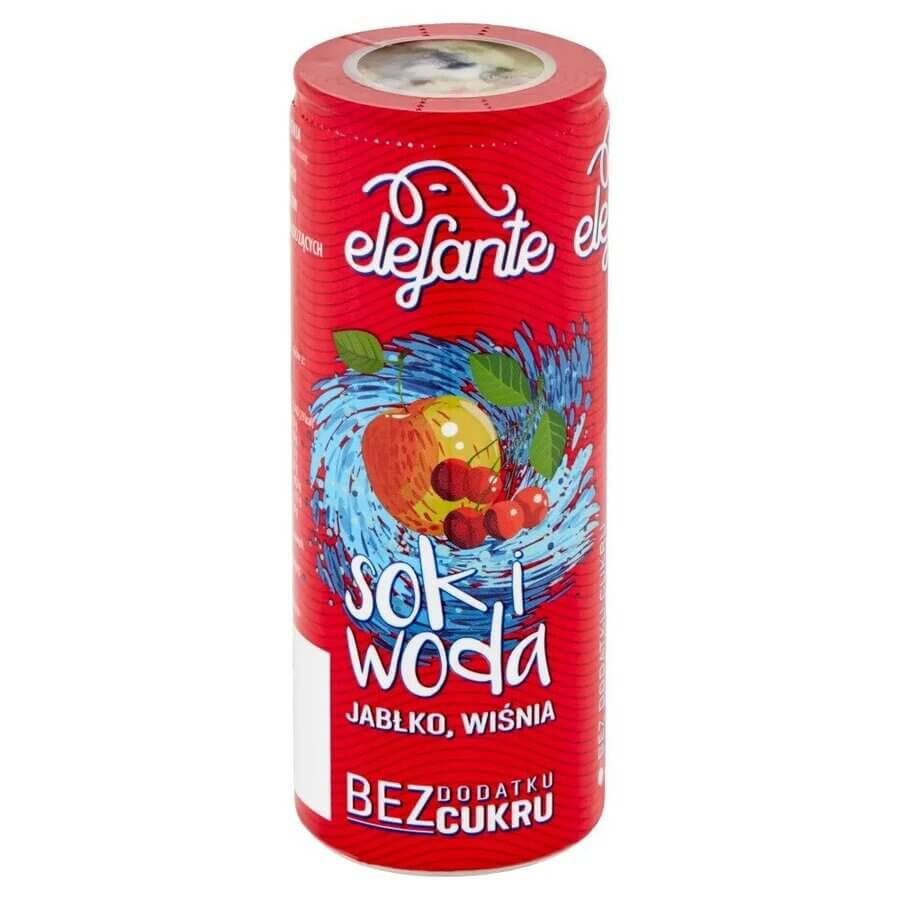 Boisson jus et eau - pomme - cerise 250 ml ELEFANTE