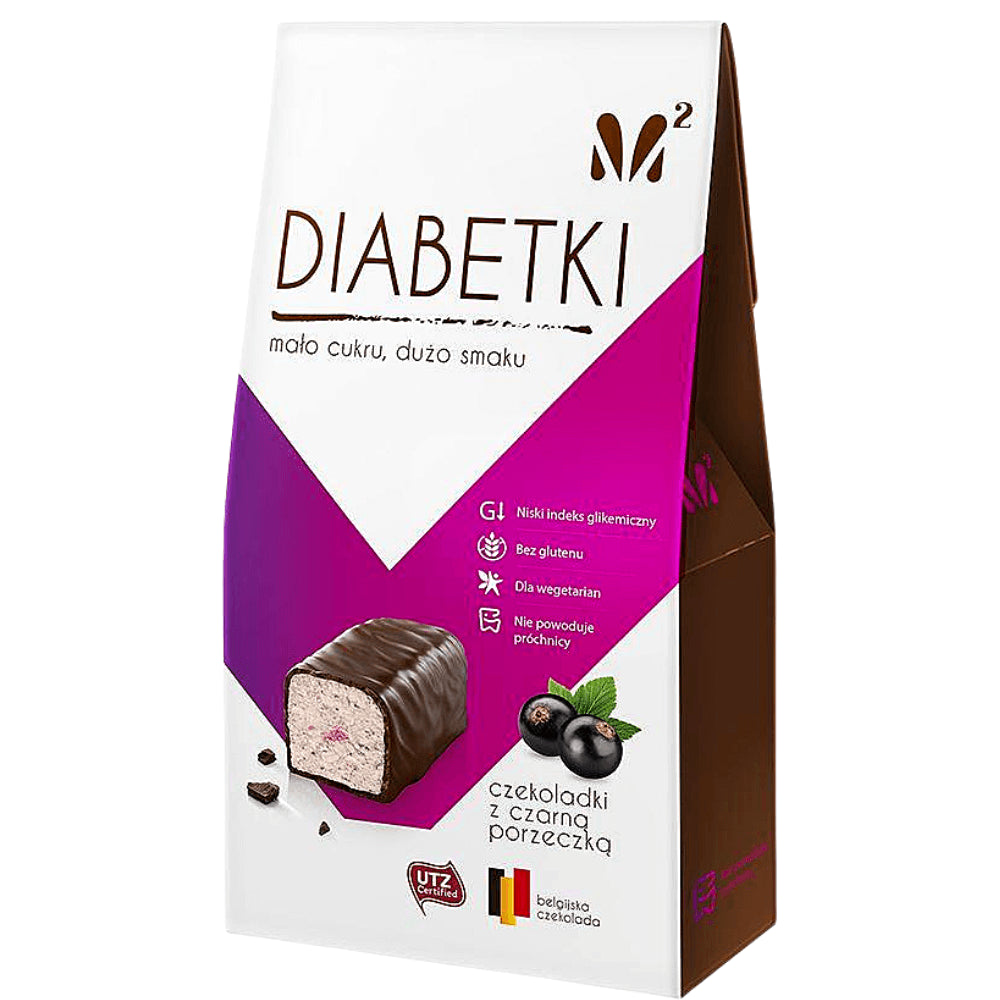 Chocolats diabétiques cassis sans sucre 100 g EKOWITAL