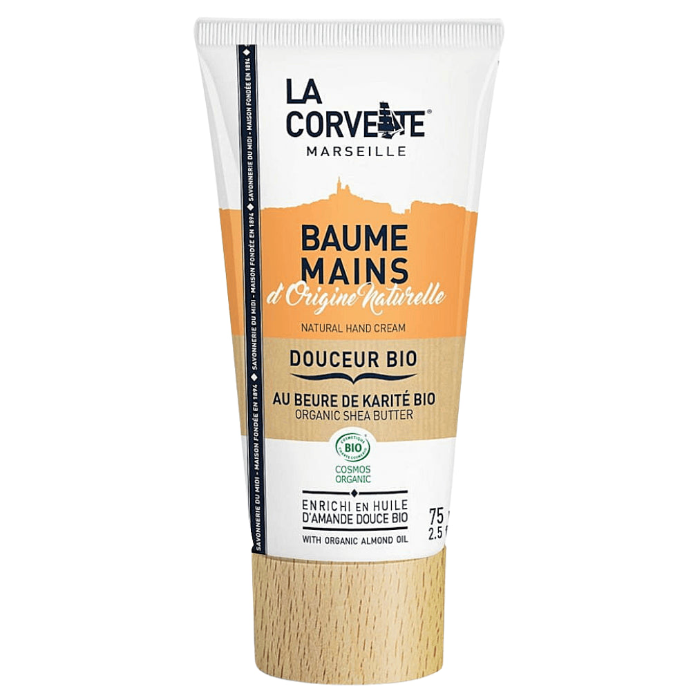Beurre de karité - baume mains éco amande douce 75 ml - LA CORVETTE