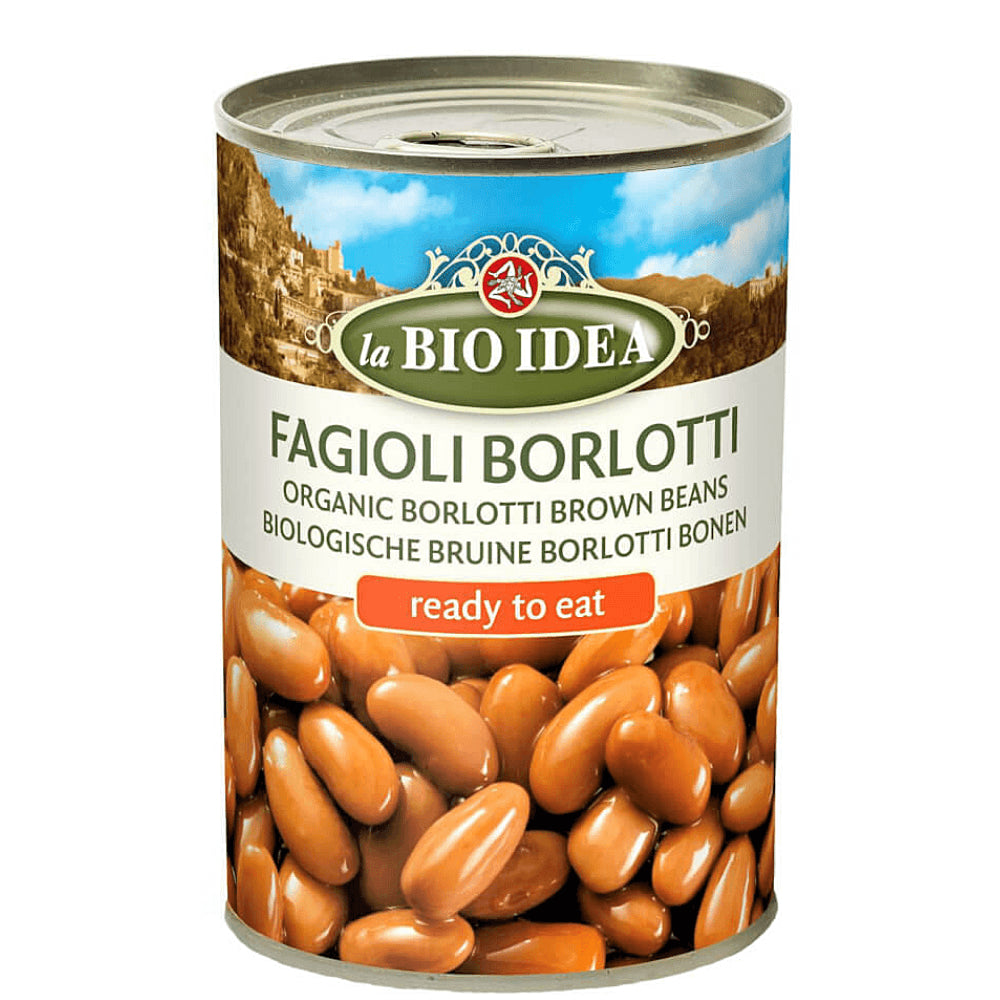Haricots Borlotti (boîte) BIO 400 g - LA BIO IDEA