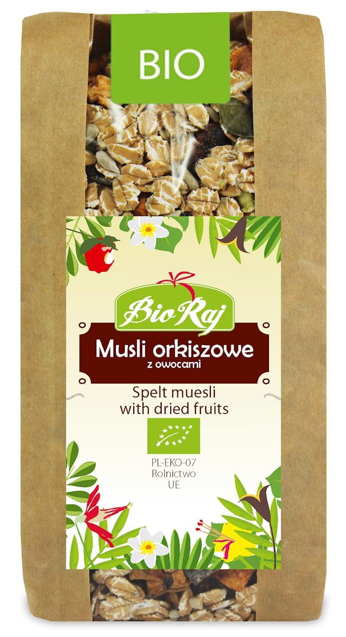 Muesli d'épeautre aux fruits BIO 300 g - BIO RAJ