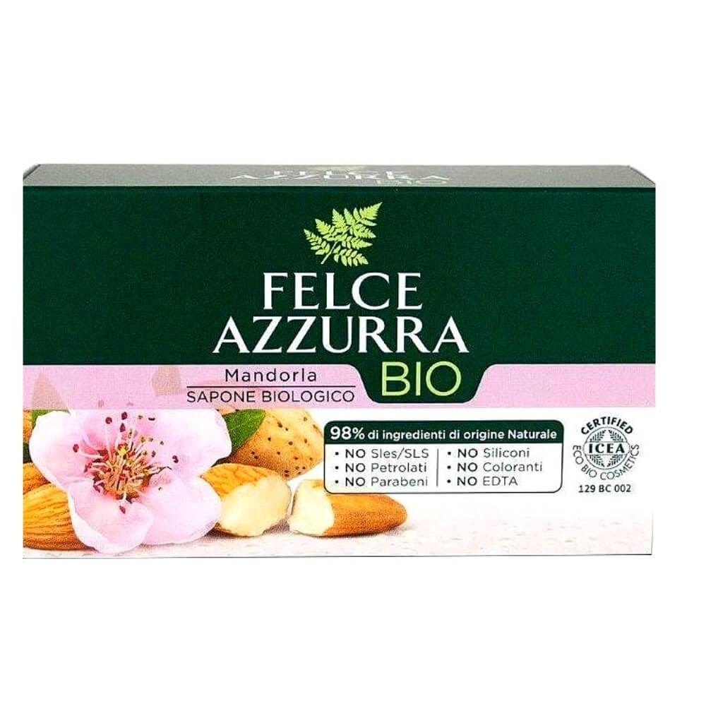 Savon bio en dés d'amande 125 g - FELCE AZZURRA
